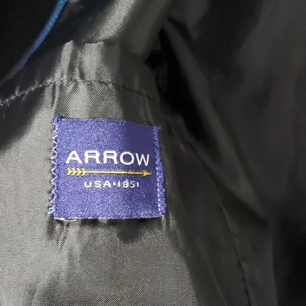 Arrow Boy's Black Sport Coat Suit Jacket Size 14